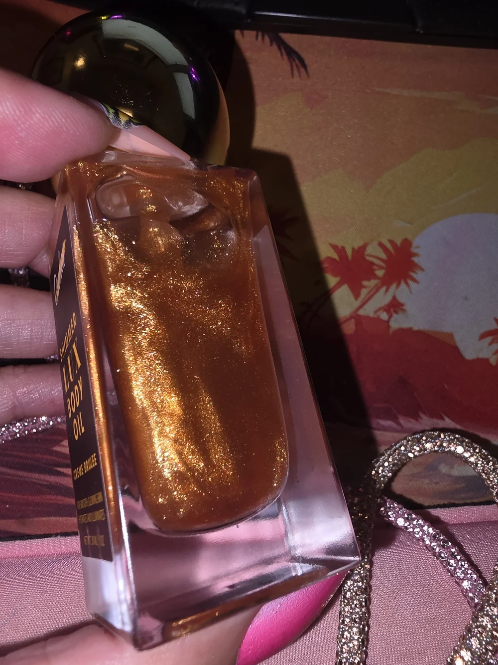 Shimmer Lux Body Oil — Creme Brulee (Gold)